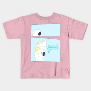 Peekaboo! - cockatoo Kids T-Shirt